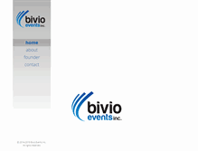Tablet Screenshot of bivioevents.com